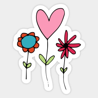 Cute Spring Floral Sticker